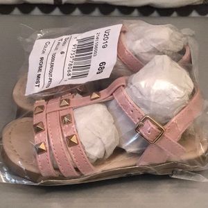 NWT Pink Studded Sandle